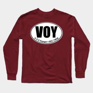 Voyager Travel Sticker Long Sleeve T-Shirt